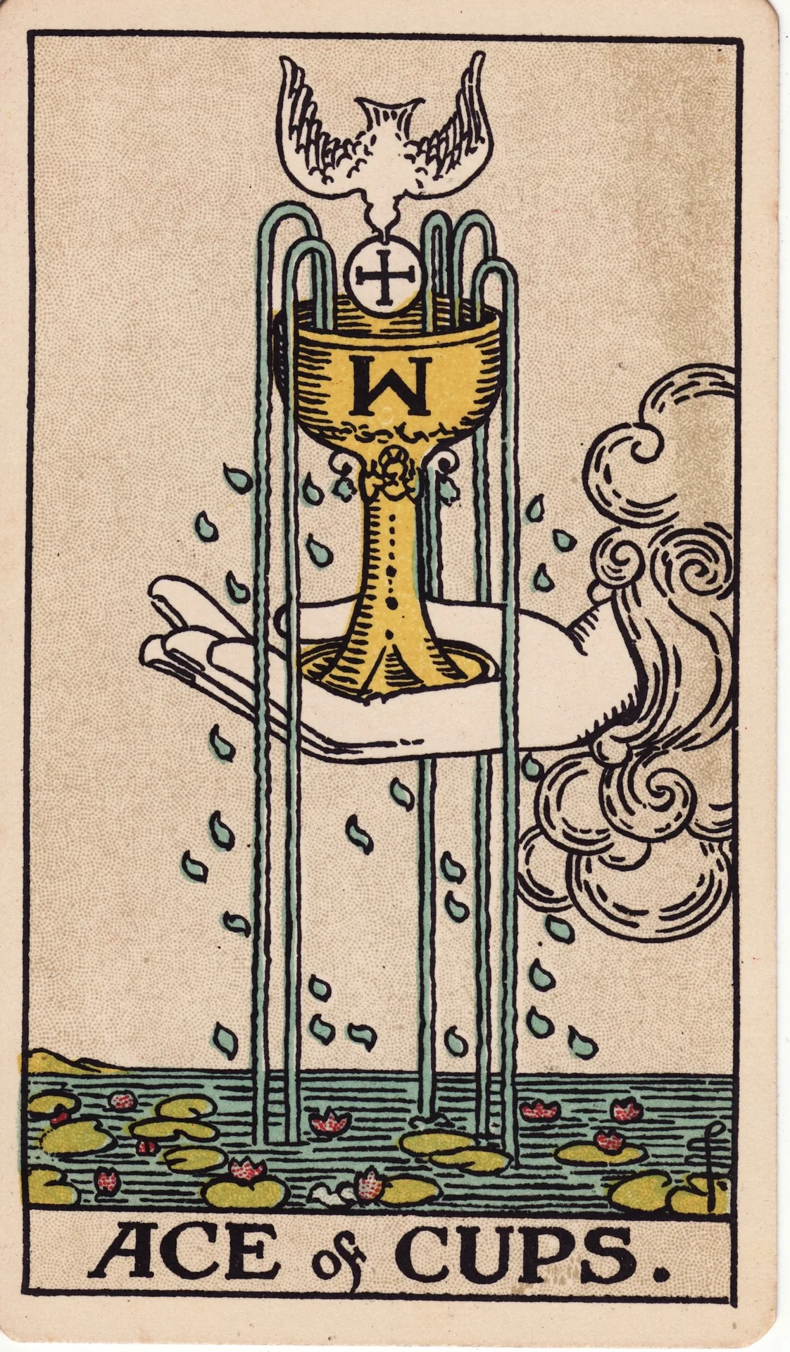 Ace of Cups — Rider-Waite tarot card
