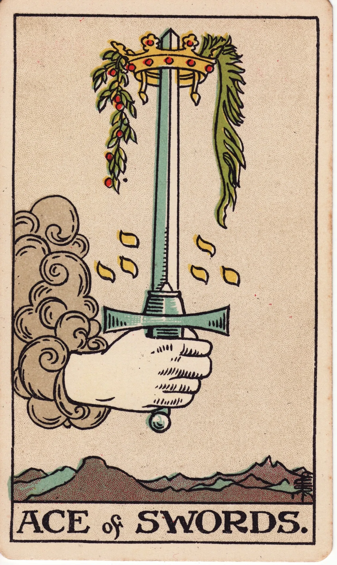 Ace of Swords — Rider-Waite tarot card