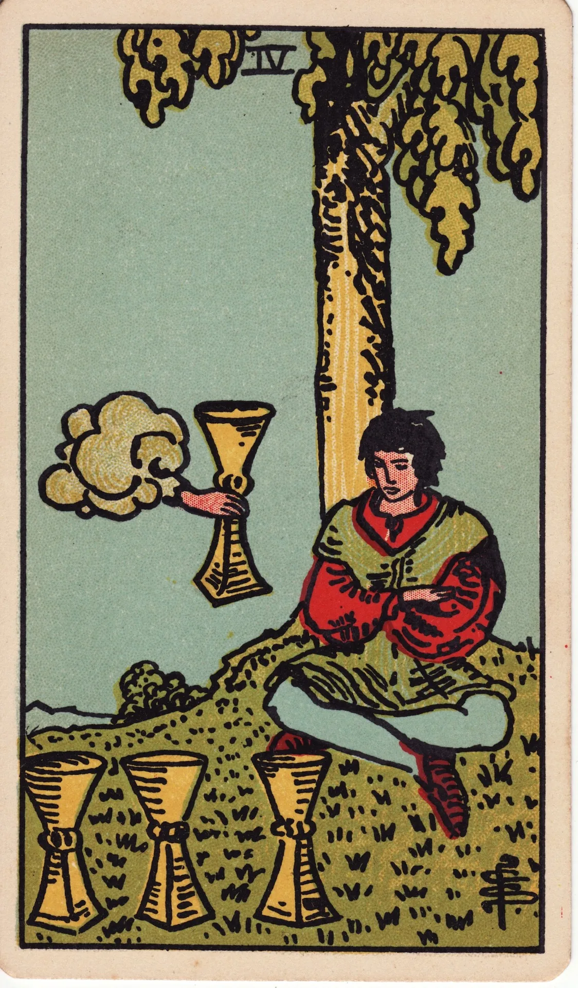 Four of Cups — Rider-Waite tarot card