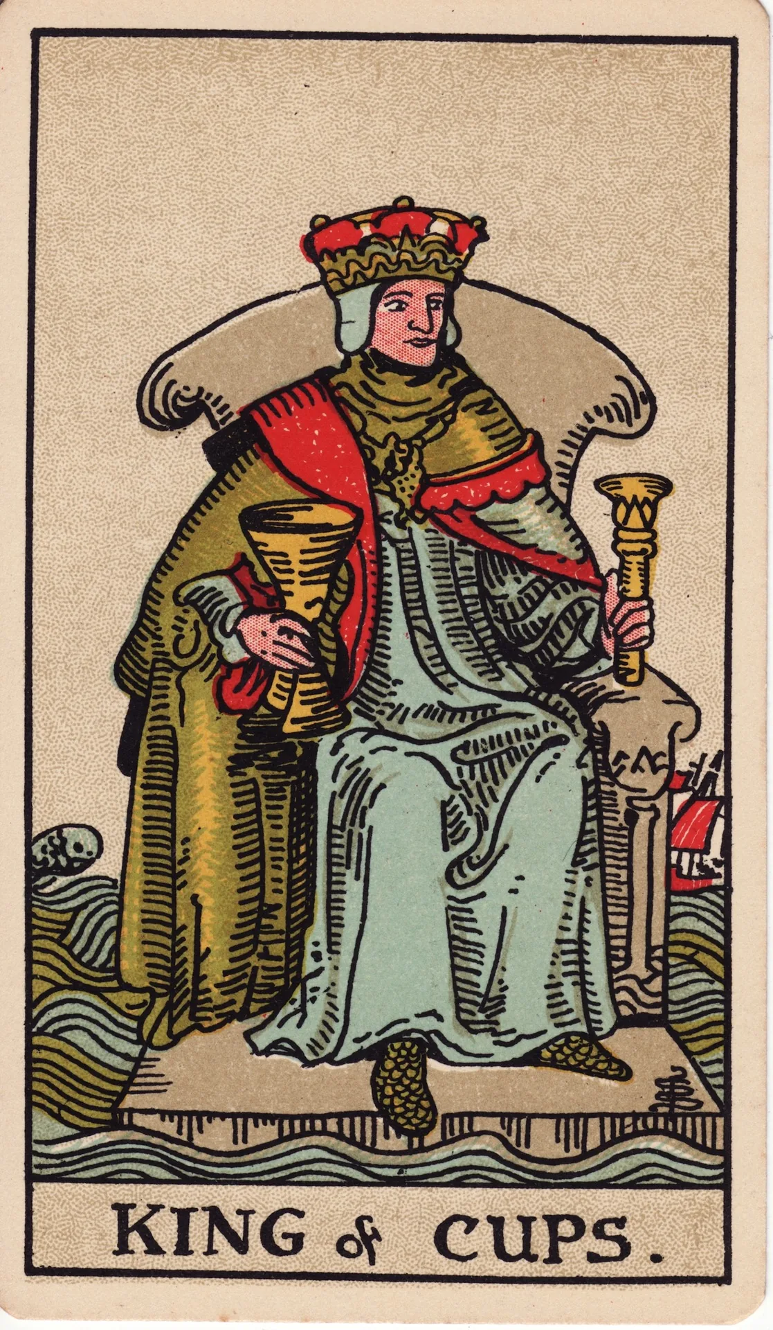 King of Cups — Rider-Waite tarot card