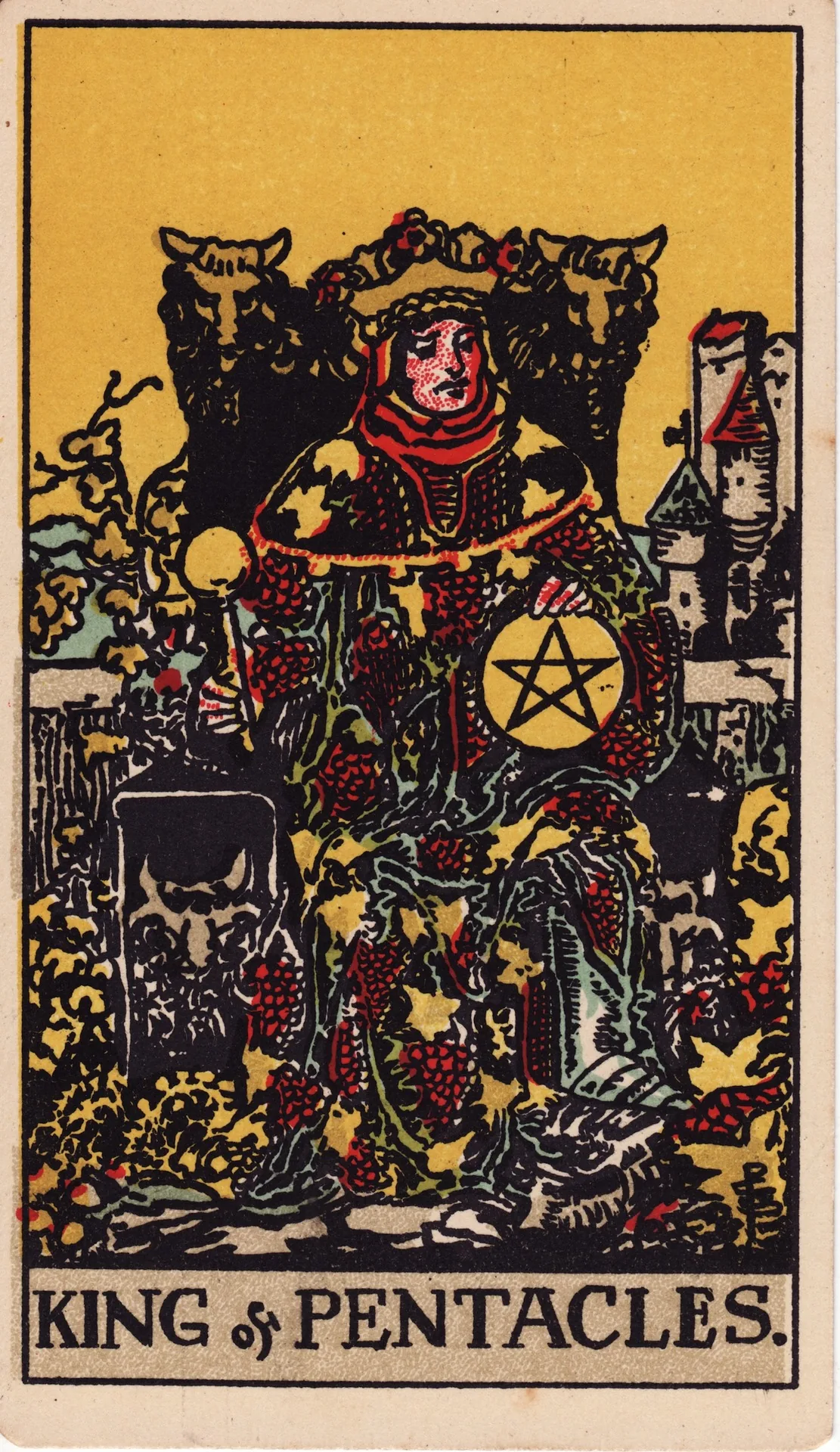 King of Pentacles — Rider-Waite tarot card