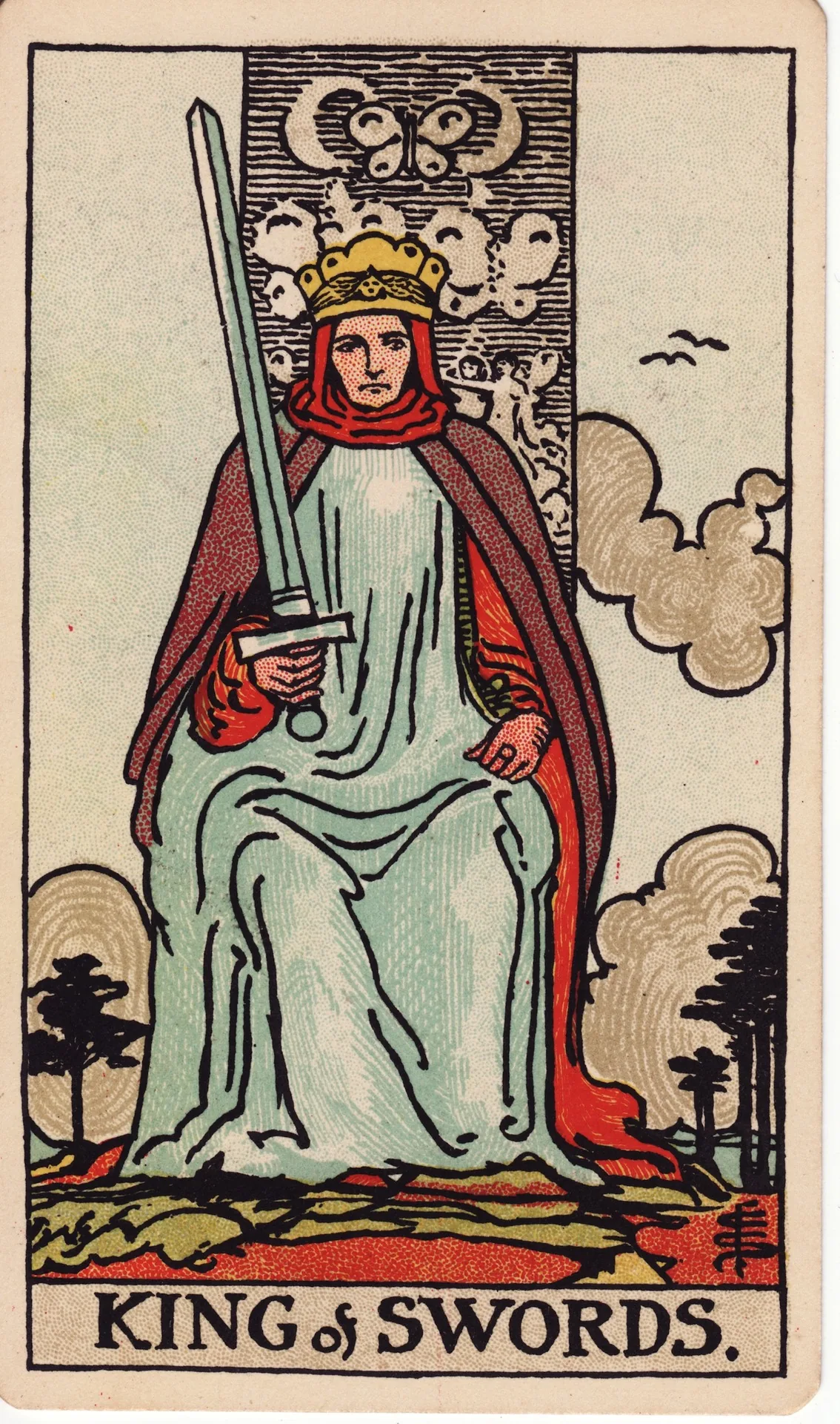 King of Swords — Rider-Waite tarot card