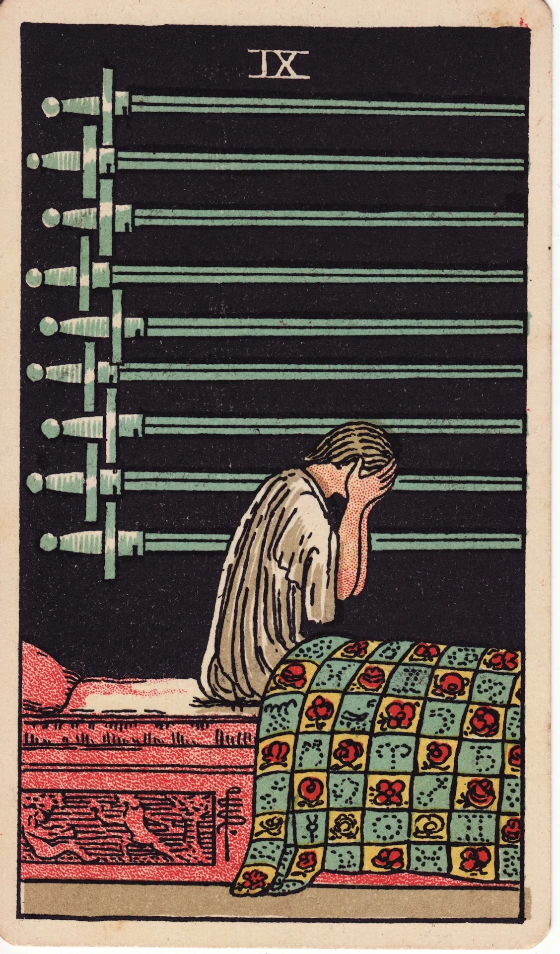 Nine of Swords — Rider-Waite tarot card