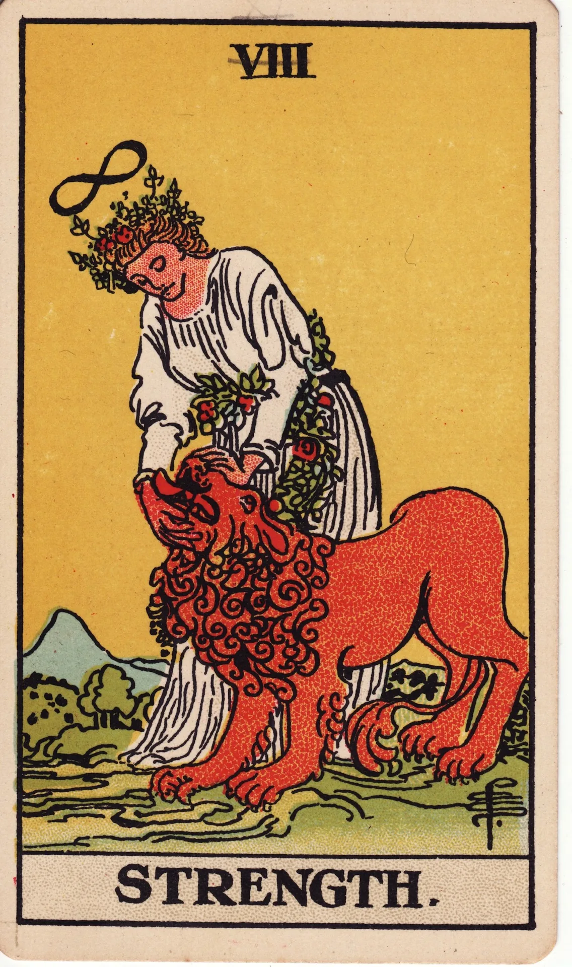 Strength — Rider-Waite tarot card