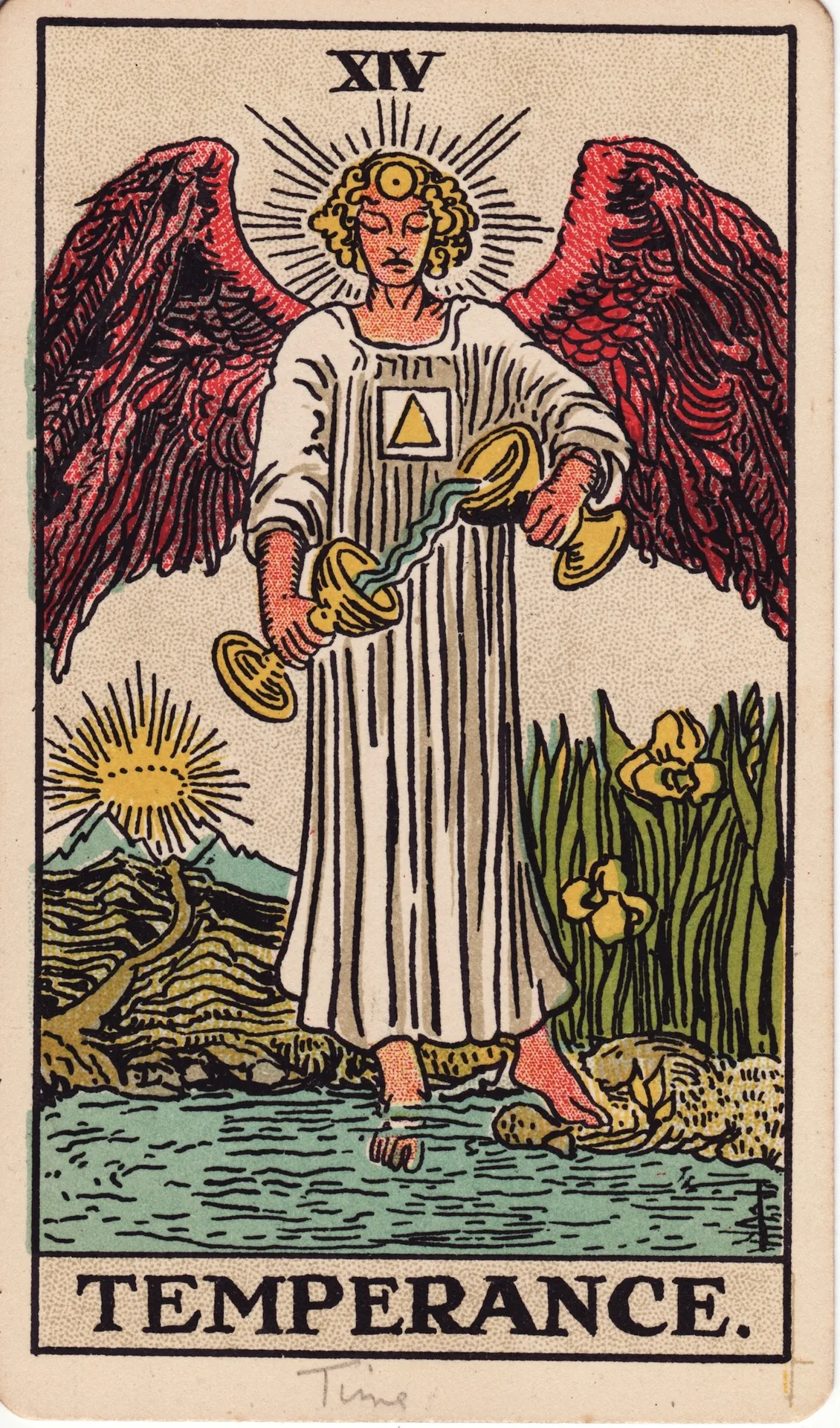Temperance — Rider-Waite tarot card