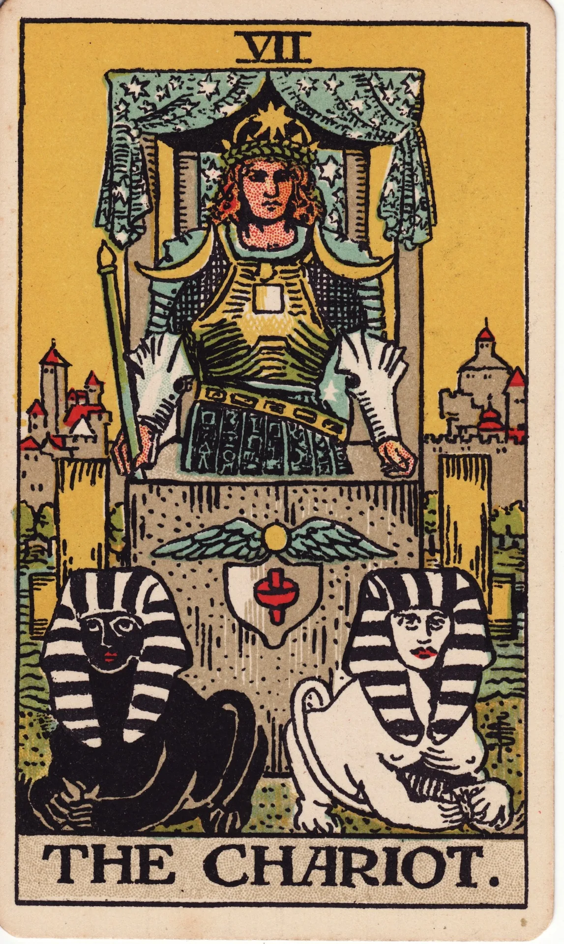 The Chariot — Rider-Waite tarot card
