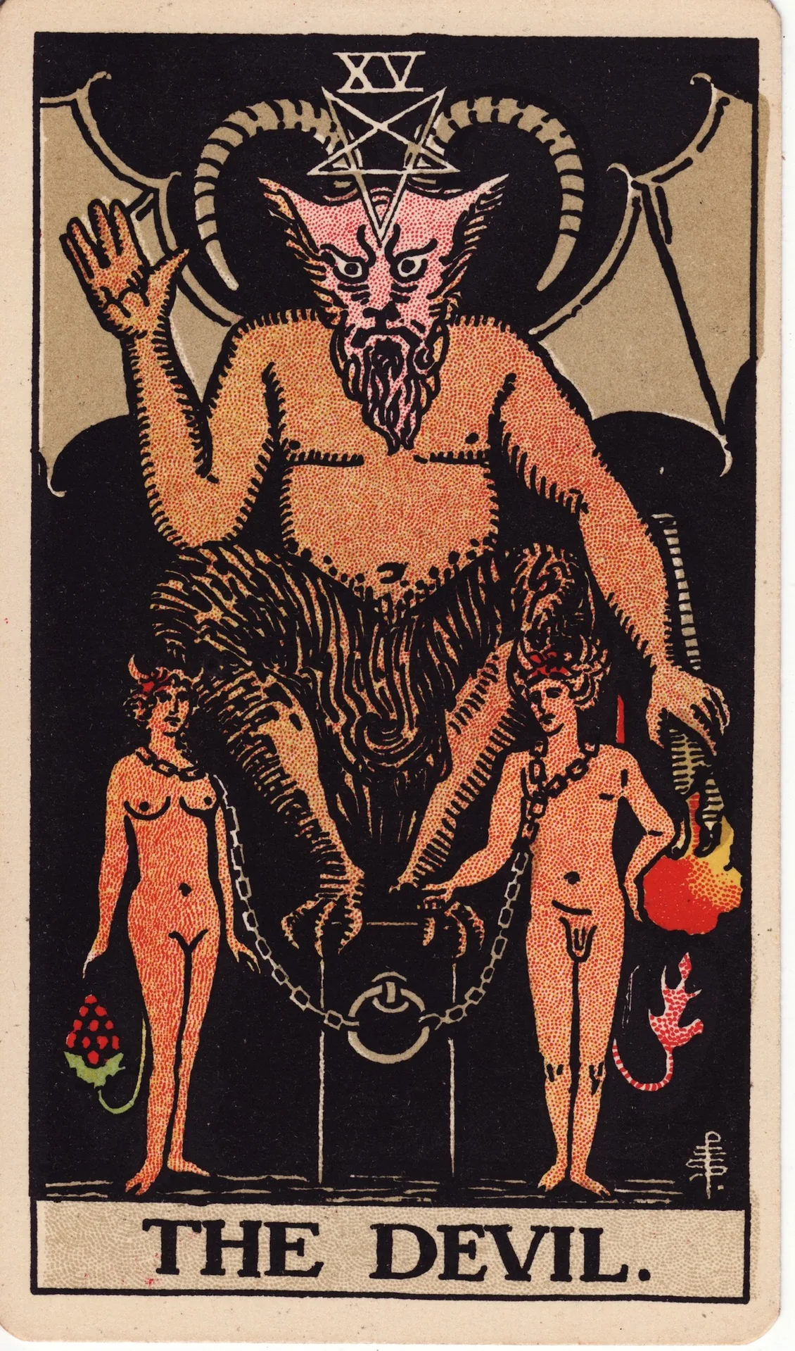 The Devil — Rider-Waite tarot card