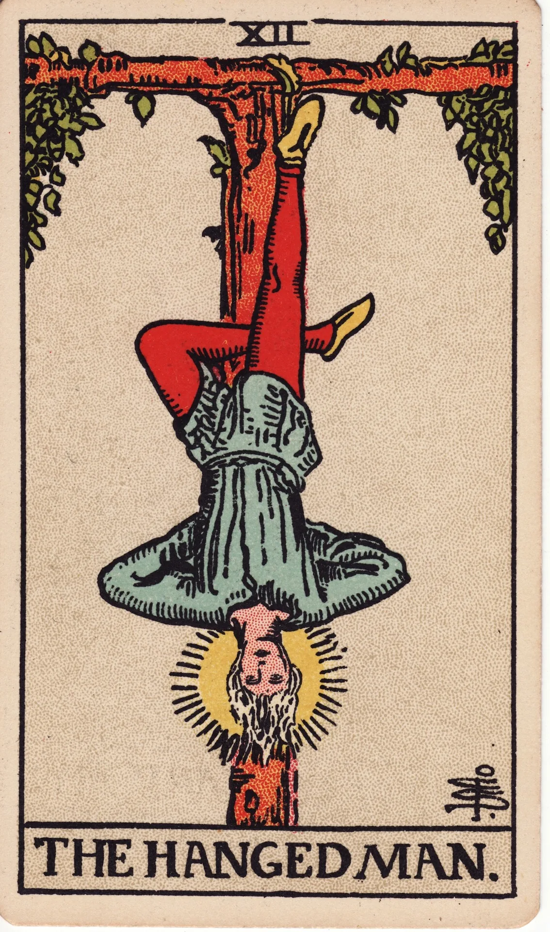 The Hanged Man — Rider-Waite tarot card