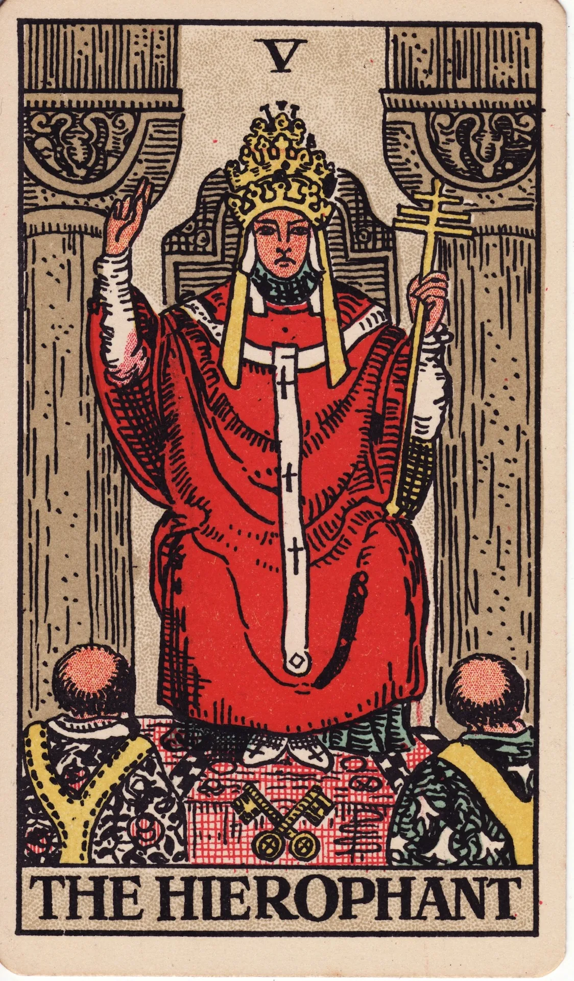 The Hierophant — Rider-Waite tarot card