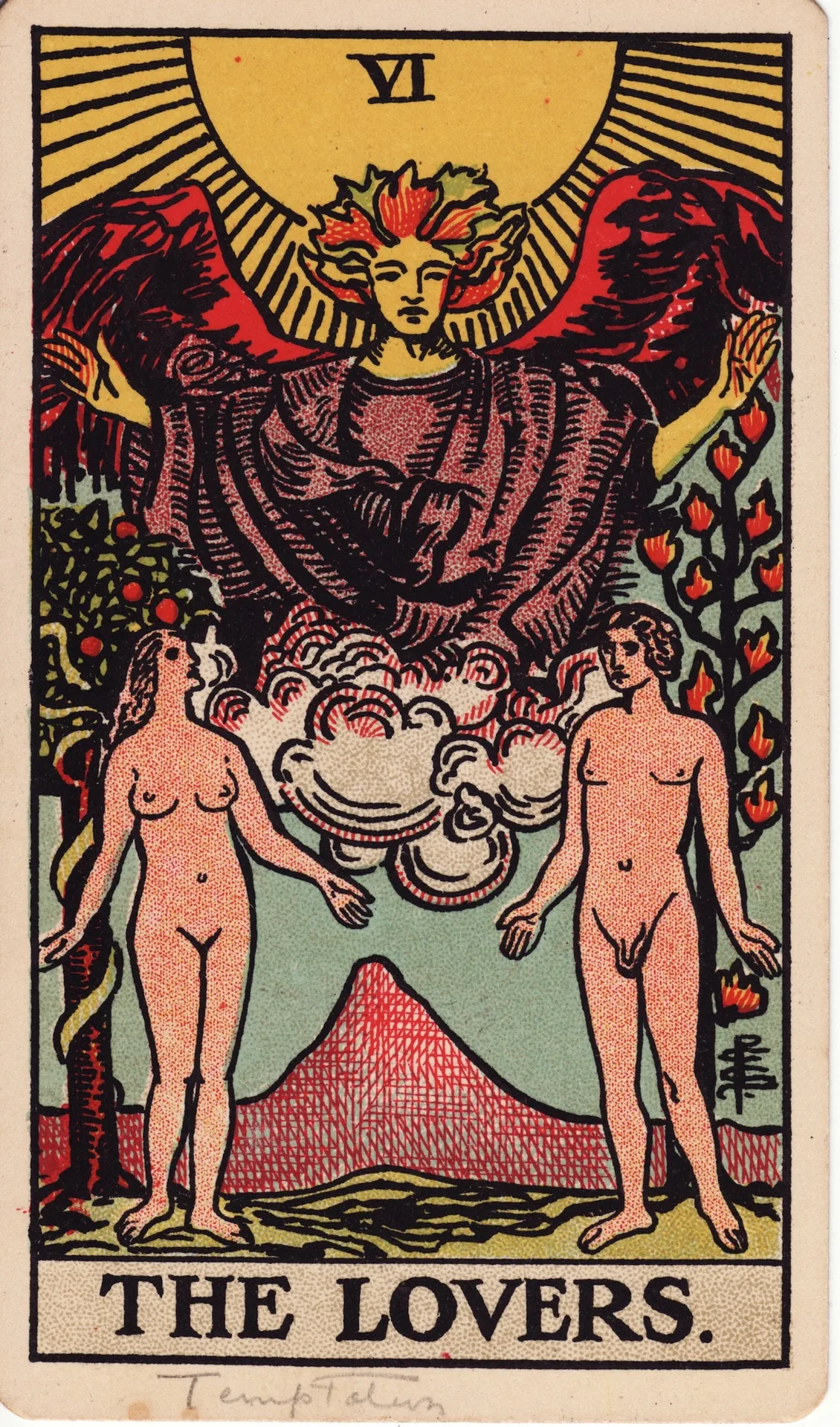 The Lovers — Rider-Waite tarot card