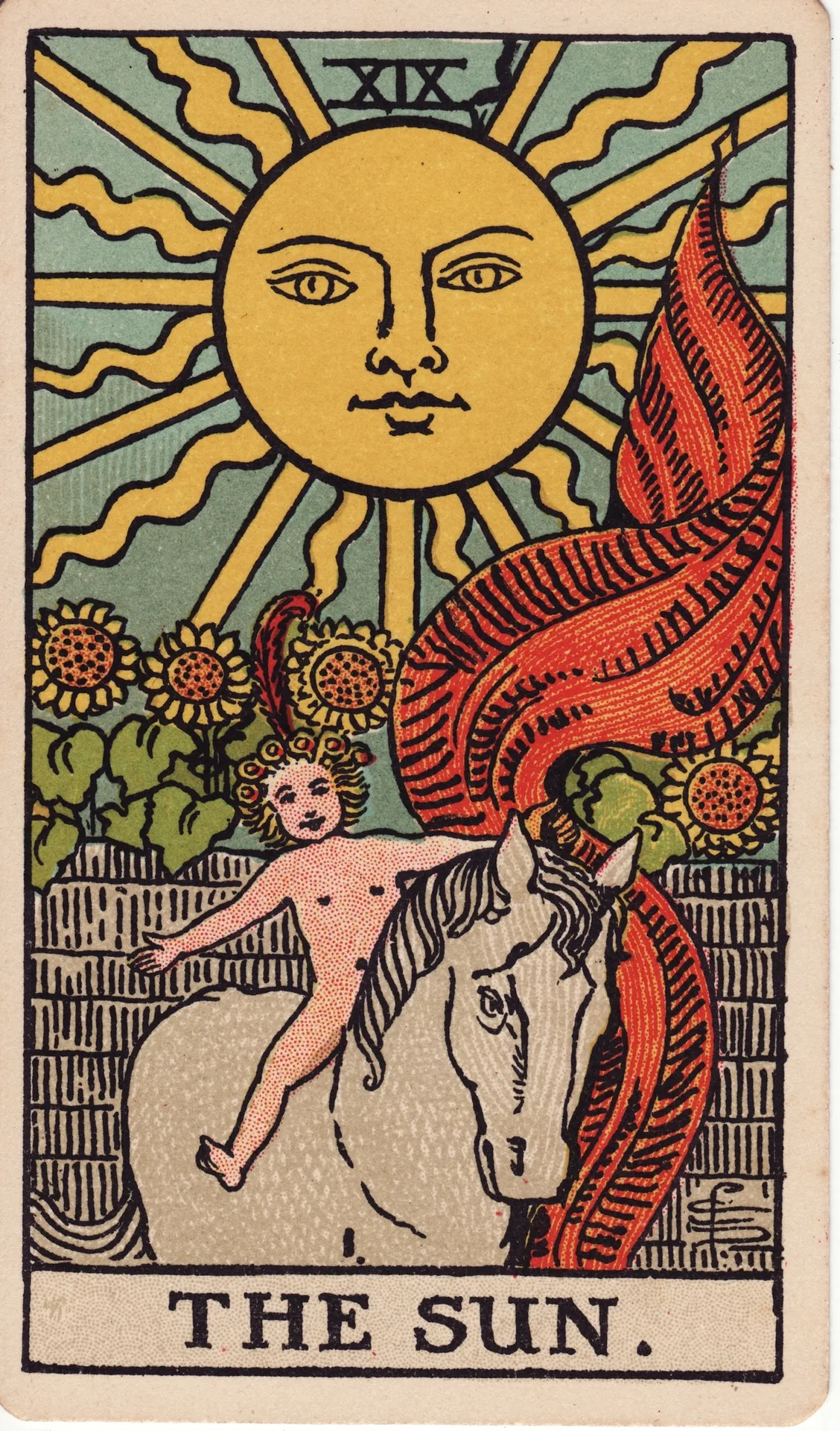 The Sun — Rider-Waite tarot card