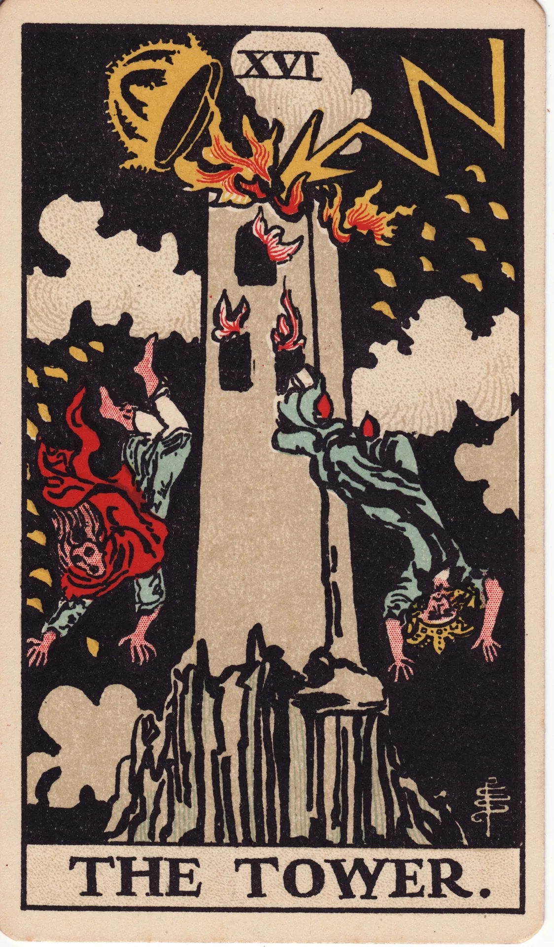 The Tower — Rider-Waite tarot card